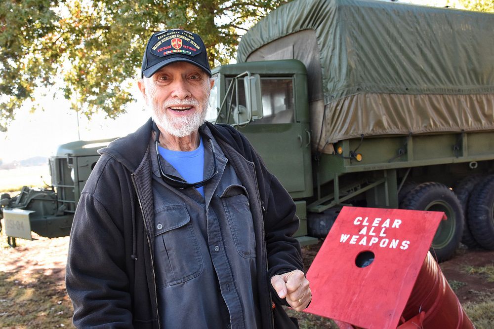 Steve Milburn at Huntsville Veteran's Museum
